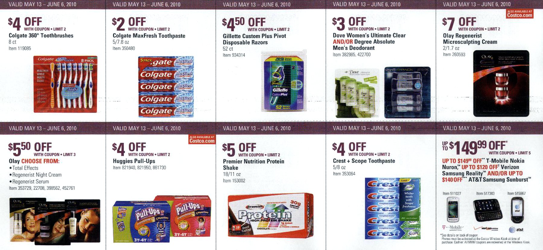Coupon book full size page ->6<-