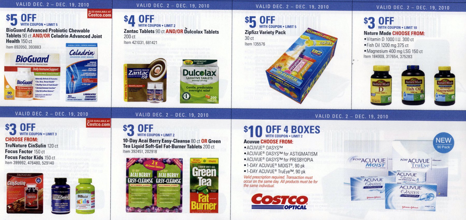 Coupon book full size page -> 6 <-