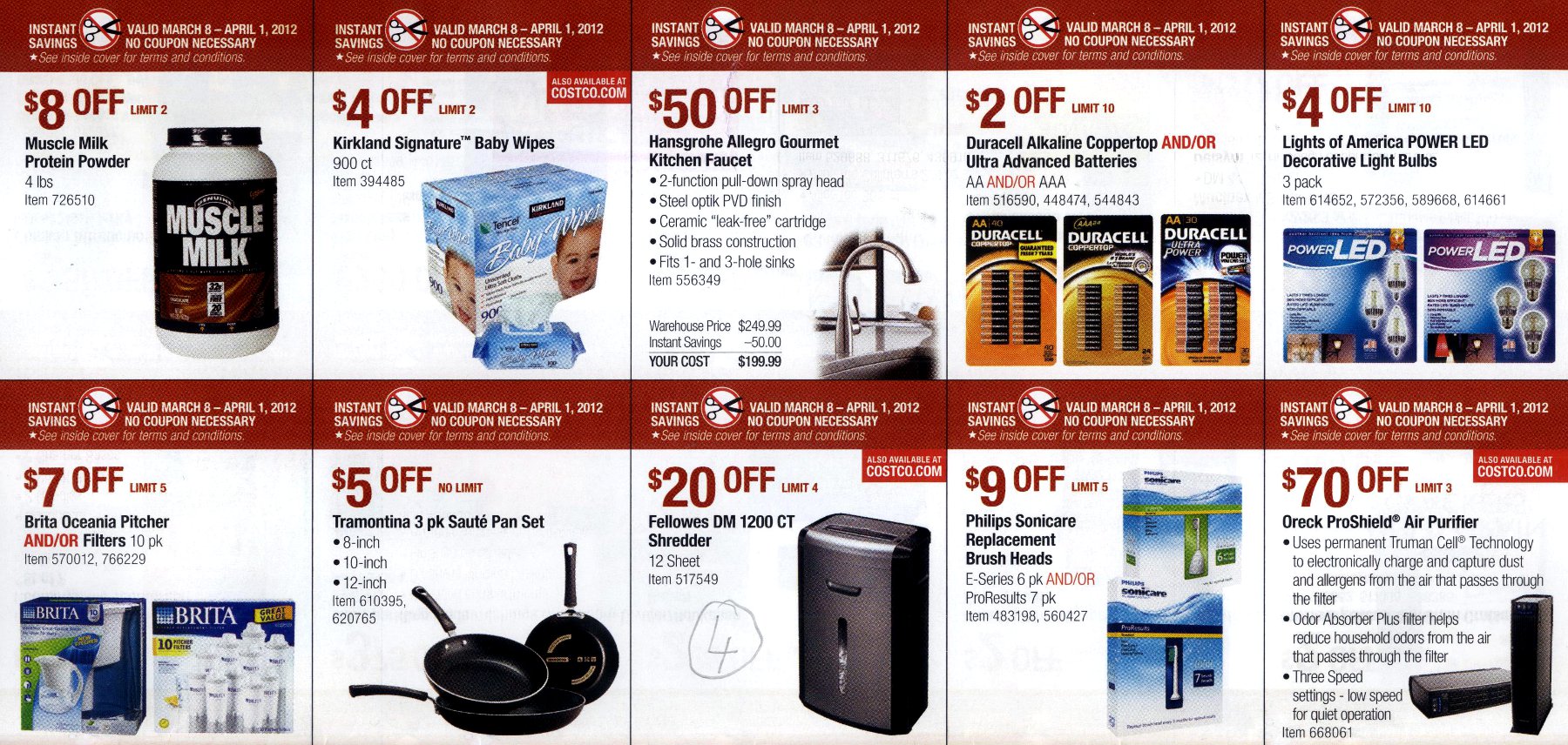 Coupon book full size page -> 4 <-