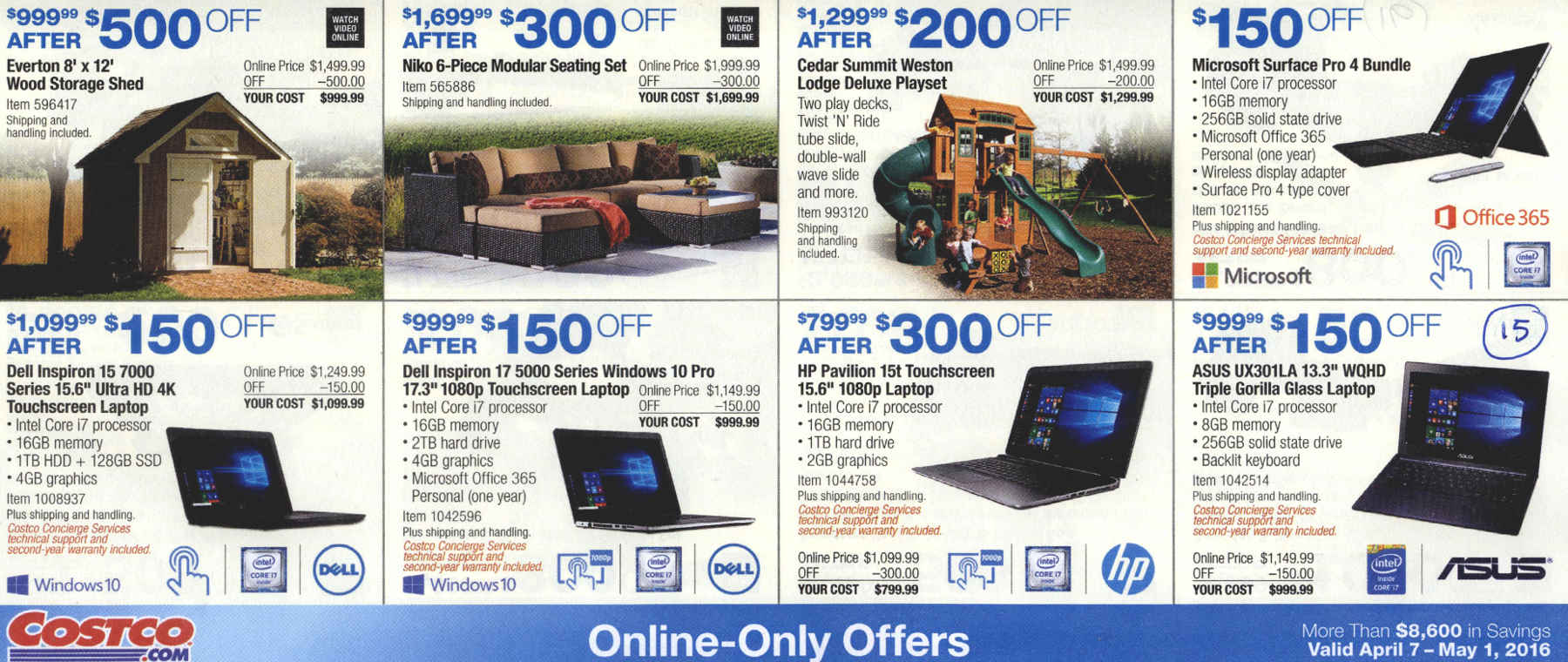 Coupon book full size page -> 15 <-